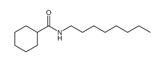 N-octylcyclohexanecarboxamide Structure