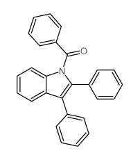 Methanone, (2,3-diphenyl-1H-indol-1-yl)phenyl-结构式