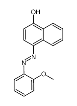 4-(2-Methoxy-phenylazo)-[1]naphthol Structure