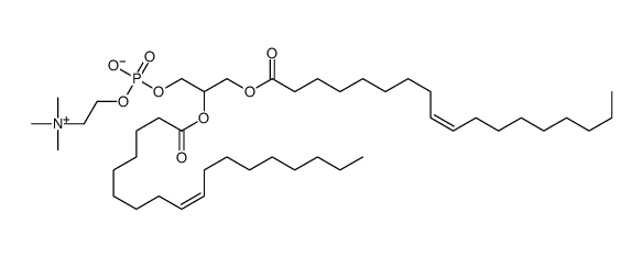 [O-[1-O,2-O-Bis(9-octadecenoyl)-L-glycero-3-phospho]choline]anion Structure