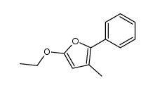 2-ethoxy-4-methyl-5-phenylfuran Structure