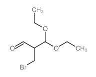 2-(溴甲基)-3,3-二乙氧基丙醛结构式