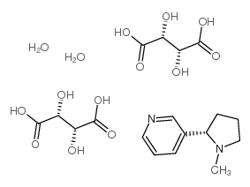 二水二酒石酸烟碱结构式