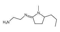 2-[(1-methyl-5-propylpyrrolidin-2-ylidene)amino]ethanamine Structure