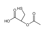 (2R)-2-acetyloxy-3-sulfanylpropanoic acid Structure