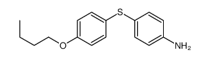 4-(4-butoxyphenyl)sulfanylaniline Structure