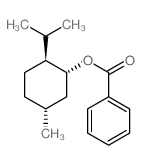 Cyclohexanol,5-methyl-2-(1-methylethyl)-, 1-benzoate, (1R,2S,5R)-结构式