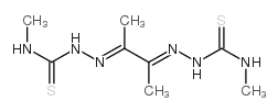 3-methyl-1-[3-(methylthiocarbamoylhydrazinylidene)butan-2-ylideneamino]thiourea picture