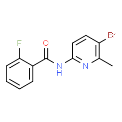 N-(5-Bromo-6-methyl-2-pyridinyl)-2-fluorobenzamide结构式