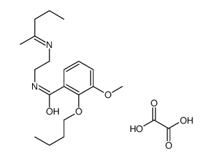 2-[(2-butoxy-3-methoxybenzoyl)amino]ethyl-pentan-2-ylideneazanium,2-hydroxy-2-oxoacetate Structure