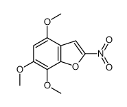 4,6,7-trimethoxy-2-nitro-1-benzofuran结构式