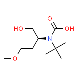 Carbamic acid, [(1S)-1-(hydroxymethyl)-3-methoxypropyl]-, 1,1-dimethylethyl Structure