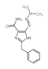 1H-Imidazole-4-carboxamide,5-(3,3-dimethyl-1-triazen-1-yl)-2-(phenylmethyl)- structure