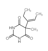 Barbituric acid, 5-(1-ethylpropenyl)-5-methyl- picture