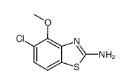 2-Benzothiazolamine,5-chloro-4-methoxy-(9CI)结构式