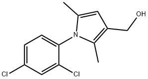 1-(2,4-dichlorophenyl)-2,5-dimethyl-1h-pyrrole-3-methanol structure