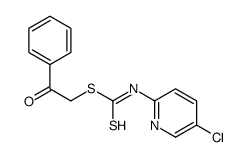 2-Oxo-2-phenylethyl (5-chloro-2-pyridinyl)carbamodithioate Structure