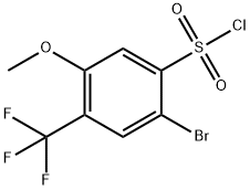 Benzenesulfonyl chloride, 2-bromo-5-methoxy-4-(trifluoromethyl)- picture