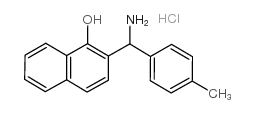 2-(AMINO-P-TOLYL-METHYL)-NAPHTHALEN-1-OL HYDROCHLORIDE结构式