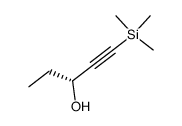 (R)-1-trimethylsilyl-1-pentyn-3-ol Structure