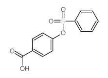 4-(benzenesulfonyloxy)benzoic acid结构式