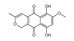 6,9-Dihydroxy-7-methoxy-3-methyl-1H-naphtho[2,3-c]pyran-5,10-dione structure