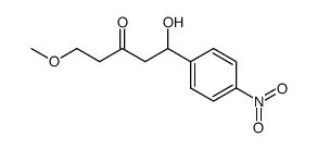 1-(4'-nitrophenyl)-1-hydroxy-5-methoxy-3-pentanone Structure