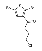 4-chloro-1-(2,5-dibromothiophen-3-yl)butan-1-one结构式