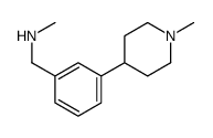 Benzenemethanamine, N-methyl-3-(1-methyl-4-piperidinyl)- (9CI)结构式