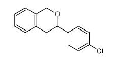 (+/-)-3-(4'-chlorophenyl)isochroman结构式