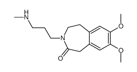 2H-​3-​Benzazepin-​2-​one, 1,​3,​4,​5-​tetrahydro-​7,​8-​dimethoxy-​3-​[3-​(methylamino)​propyl]​-图片