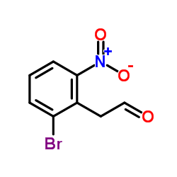 2-(2-Bromo-6-nitrophenyl)acetaldehyde Structure