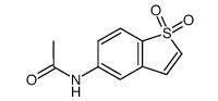 N-(1,1-dioxo-1λ6-benzo[b]thiophen-5-yl)-acetamide结构式