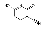 2,6-dioxopiperidine-3-carbonitrile Structure