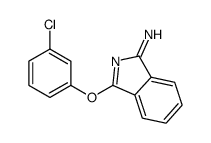 3-(3-chlorophenoxy)isoindol-1-imine结构式