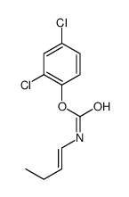 (2,4-dichlorophenyl) N-but-1-enylcarbamate Structure