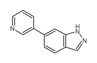 6-吡啶-3-基-1H-吲唑结构式