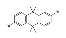 2,6-DIBROMO-9,9,10,10-TETRAMETHYL-9,10-DIHYDRO-ANTHRACENE Structure