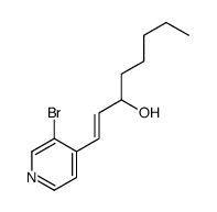 1-(3-bromopyridin-4-yl)oct-1-en-3-ol Structure