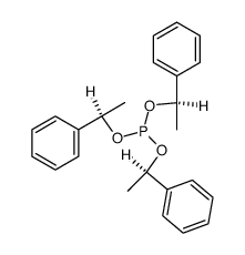 phosphorous acid tris-((R)-1-phenyl-ethyl ester) Structure