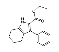 ethyl 3-phenyl-4,5,6,7-tetrahydro-1H-indole-2-carboxylate Structure