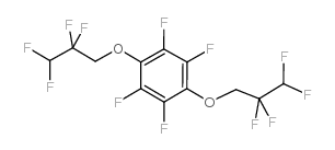 TETRAFLUORO-1,4-BIS(2,2,3,3-TETRAFLUOROPROPOXY)BENZENE结构式