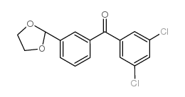 3,5-DICHLORO-3'-(1,3-DIOXOLAN-2-YL)BENZOPHENONE图片