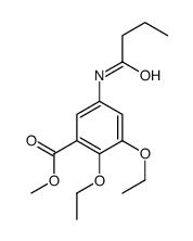 methyl 5-(butanoylamino)-2,3-diethoxybenzoate Structure