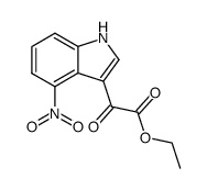 ethyl (4-nitroindol-3-yl)-2-oxoacetate结构式