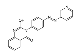 3-[4-(pyridin-3-yldiazenyl)phenyl]-1H-quinazoline-2,4-dione结构式