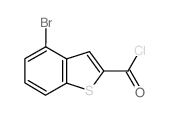 4-Bromo-1-benzothiophene-2-carbonyl chloride structure