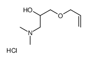 1-(dimethylamino)-3-prop-2-enoxypropan-2-ol,hydrochloride Structure