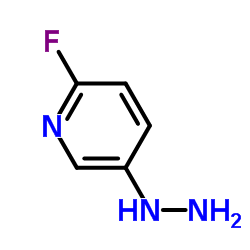 2-氟-5-肼基吡啶结构式