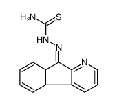 Hydrazinecarbothioamide, 2-(9H-indeno[2,1-b]pyridin-9-ylidene)结构式